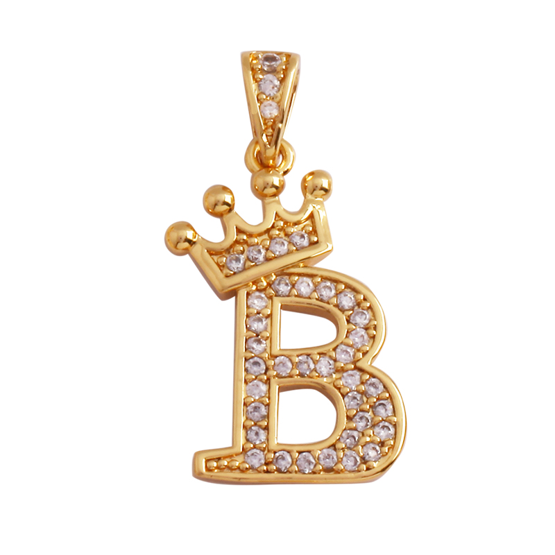 แฟชั่นประณีต18K ชุบทองเต็มรูปม - Initial Letter Necklace 18K Gold บทวิจารณ์และราคา