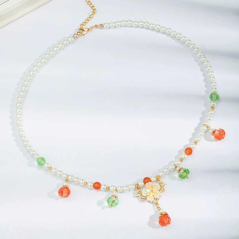 Vintage Pearlสร้อยคอจี้ฟักทองจ - Pearl Choker Necklace Vintage บทวิจารณ์และราคา