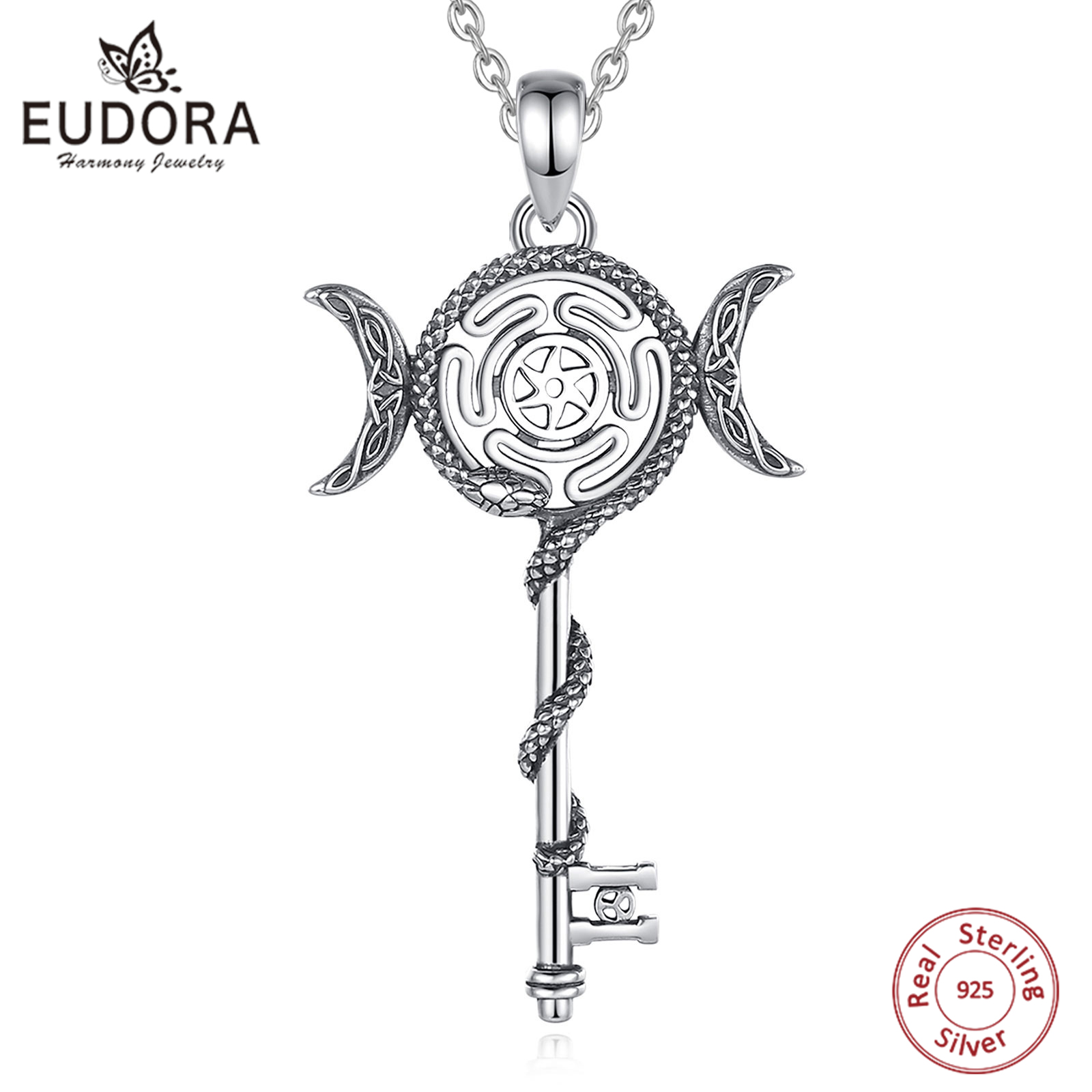 Eudora 925 เงินสเตอร์ลิง Hecat - 925 Sterling Silver Chain Necklace Men บทวิจารณ์และราคา