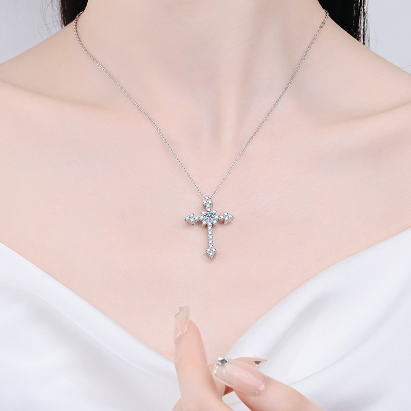 ลิโอราเจม แพลทินัม PT950 สร้อย - Cross Pendant Necklace Gold บทวิจารณ์และราคา