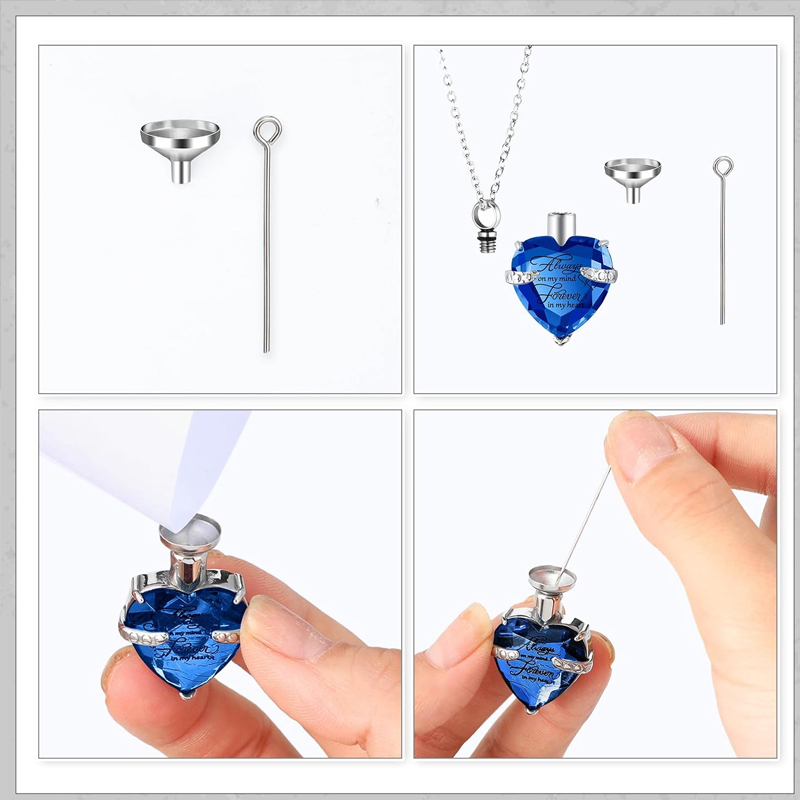 สร้อยคอจี้รูปทรงต่างๆ สำหรับใส - Heart Locket Necklace Photo บทวิจารณ์และราคา