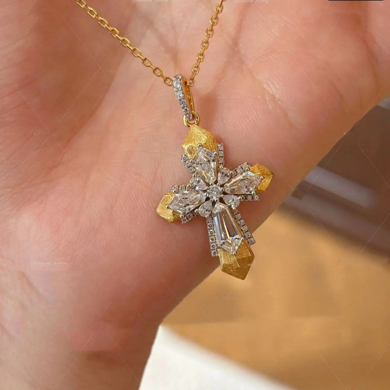 Vintage Vatican Cross จี้สร้อย - Cross Pendant Necklace Gold บทวิจารณ์และราคา