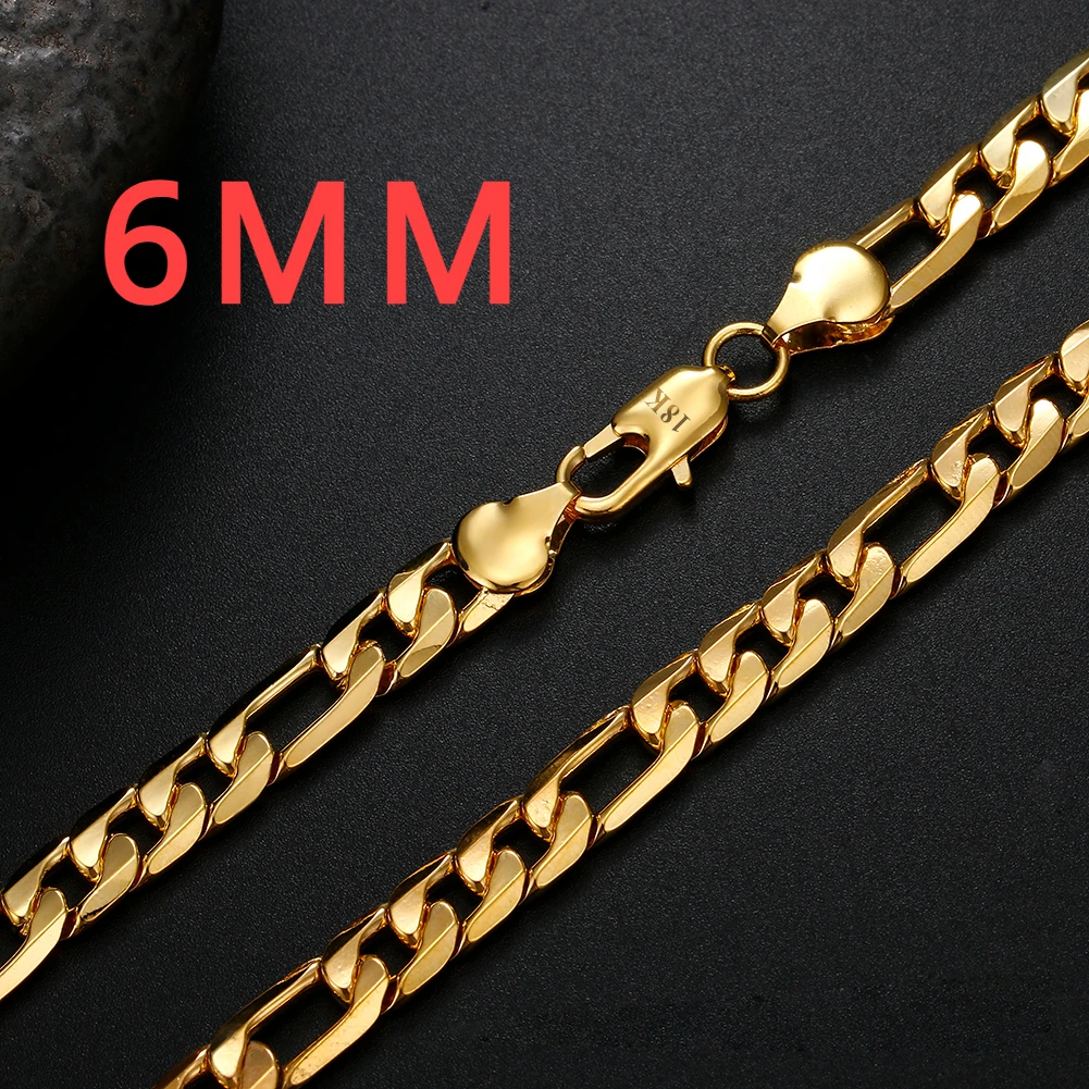 สร้อยคอเงินแท้ 925 ชุบทอง 18K  - 925 Sterling Silver Chain Necklace Men บทวิจารณ์และราคา