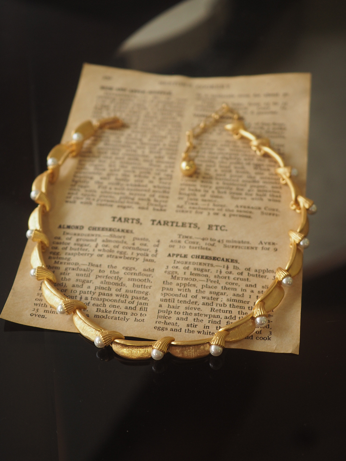 ยุโรปและอเมริกาสไตล์ฝรั่งเศสหร - Pearl Choker Necklace Vintage บทวิจารณ์และราคา
