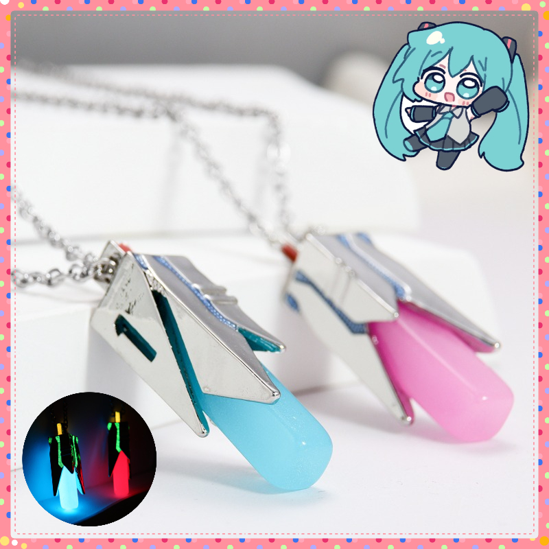 สร้อยคออนิเมะมิกุ ของสะสมการ์ต - Anime Pendant Necklace บทวิจารณ์และราคา