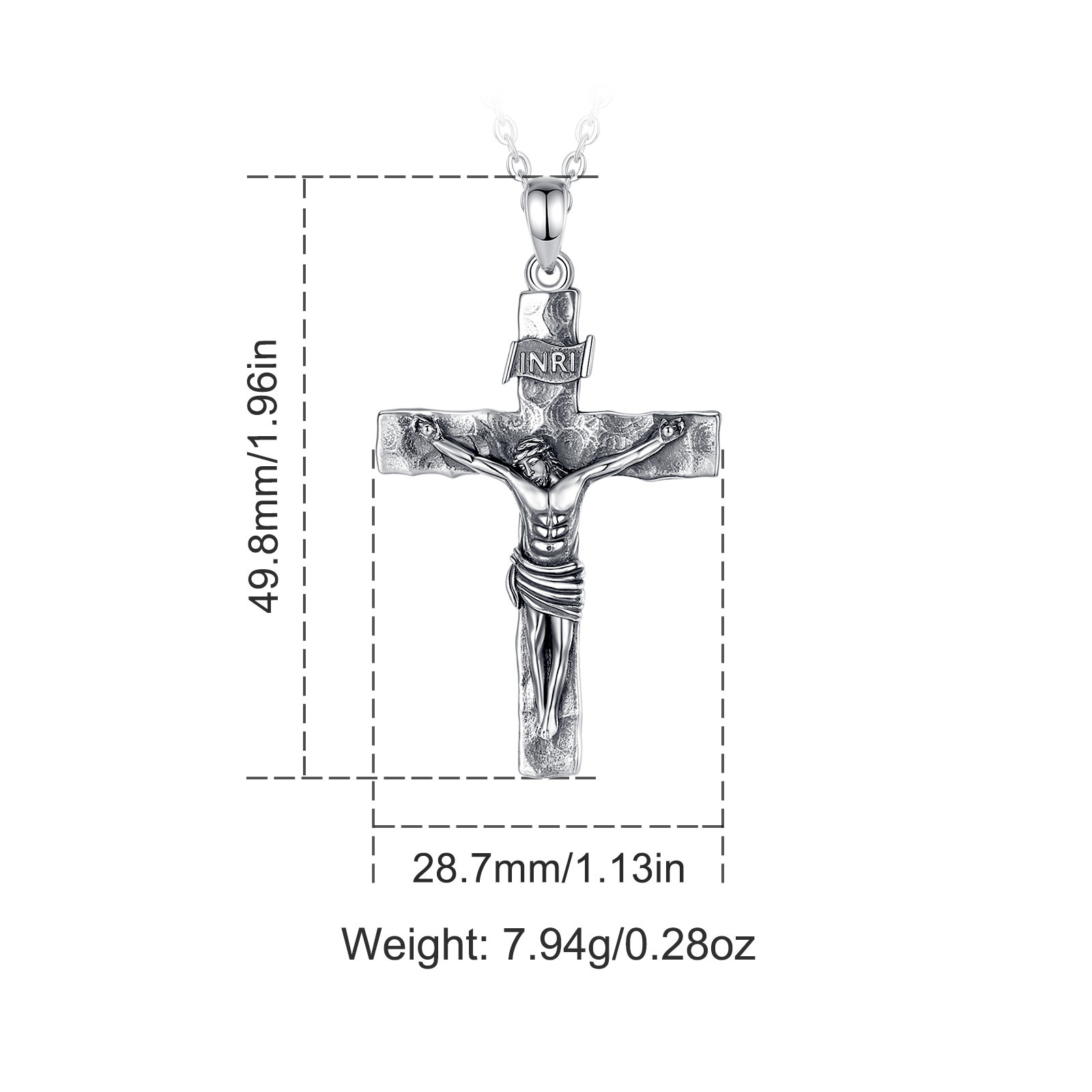 สร้อยคอไม้กางเขนยูโดร่า ชุบเงิ - Cross Pendant Necklace Gold บทวิจารณ์และราคา