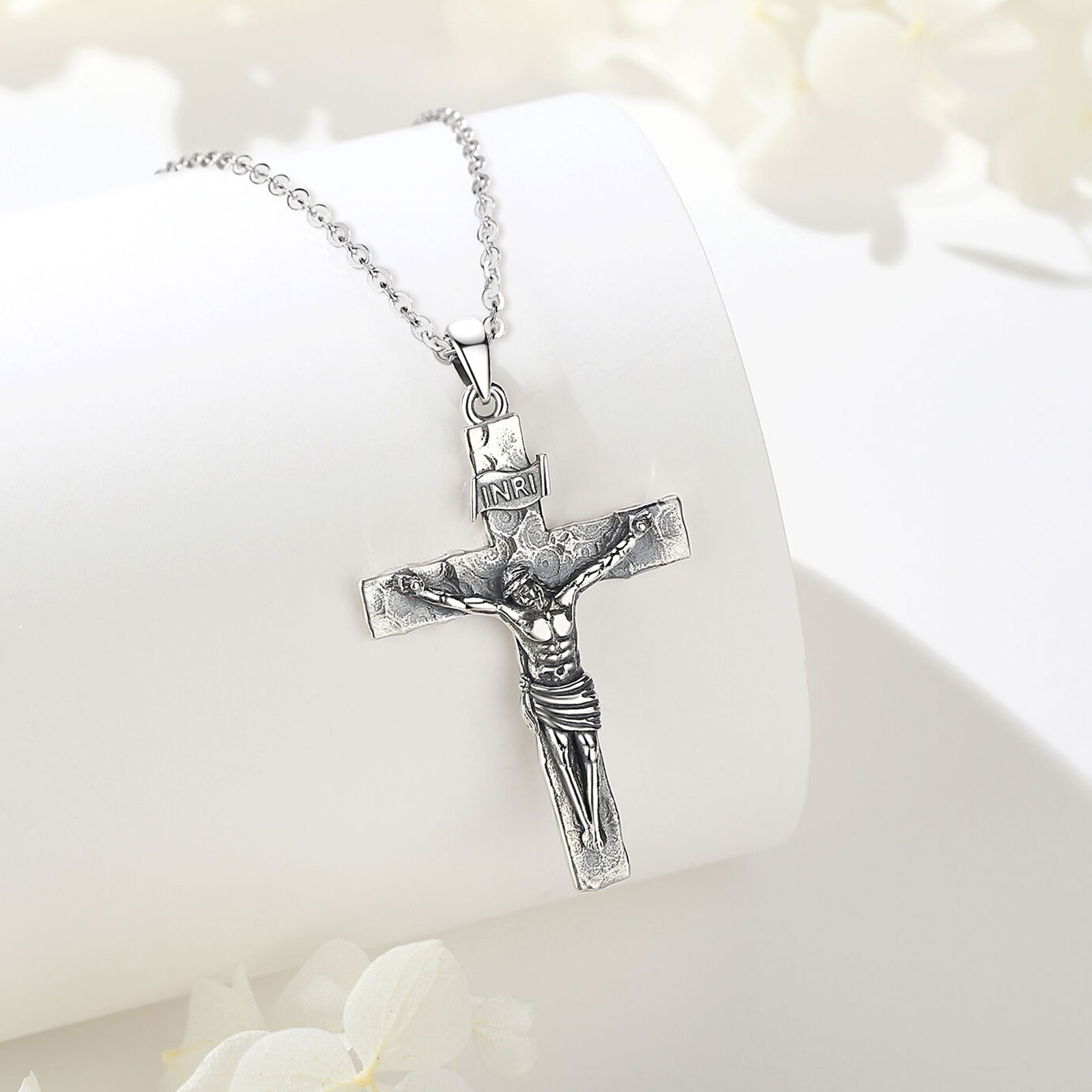สร้อยคอไม้กางเขนยูโดร่า ชุบเงิ - Cross Pendant Necklace Gold บทวิจารณ์และราคา